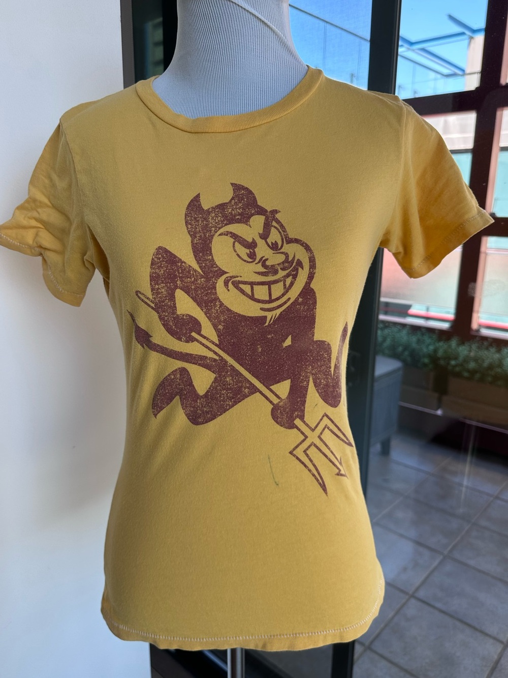 Flawed Gem Yellow Graphic ASU Sun Devil Tee